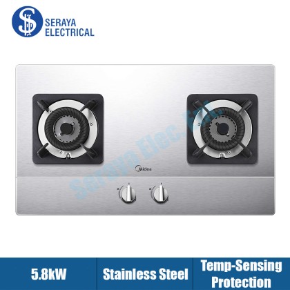 Midea 5.8kW Built-In Double Burner Hob MGH-8216SS