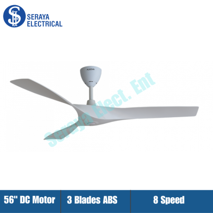 Alkova 56" 3 Blades Remote Control Control Fan (DC Motor) AXIS3B56 